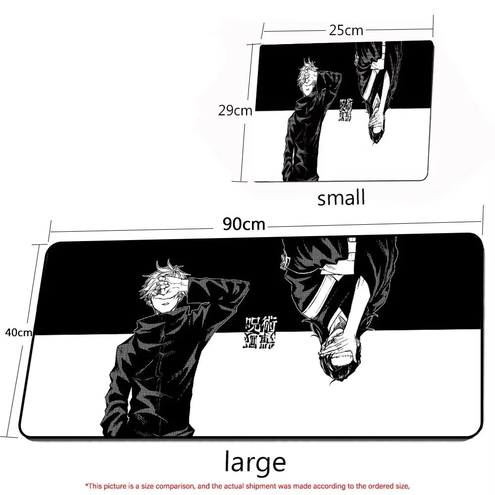 Satoru Gojo Laptop Accessories Keyboard Pad Desk Mat Set Up Gaming Mat Desk Pad Setup Gamer Mouse Pad Office Big Mousepepad