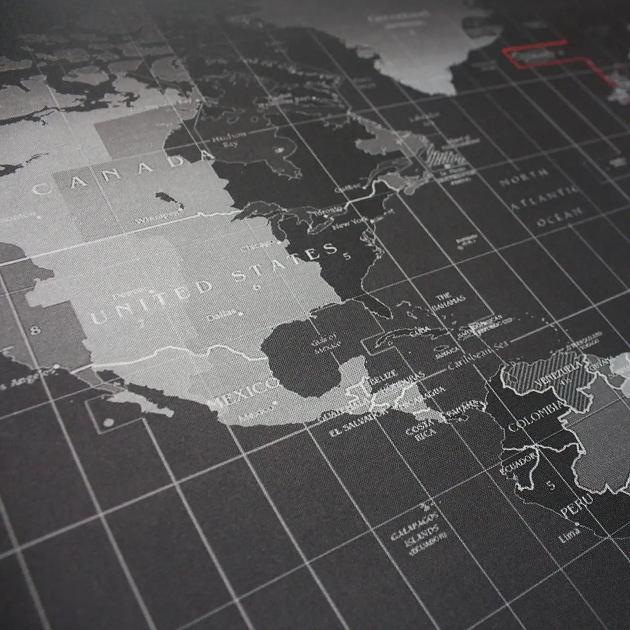 Gaming Mouse Pad map