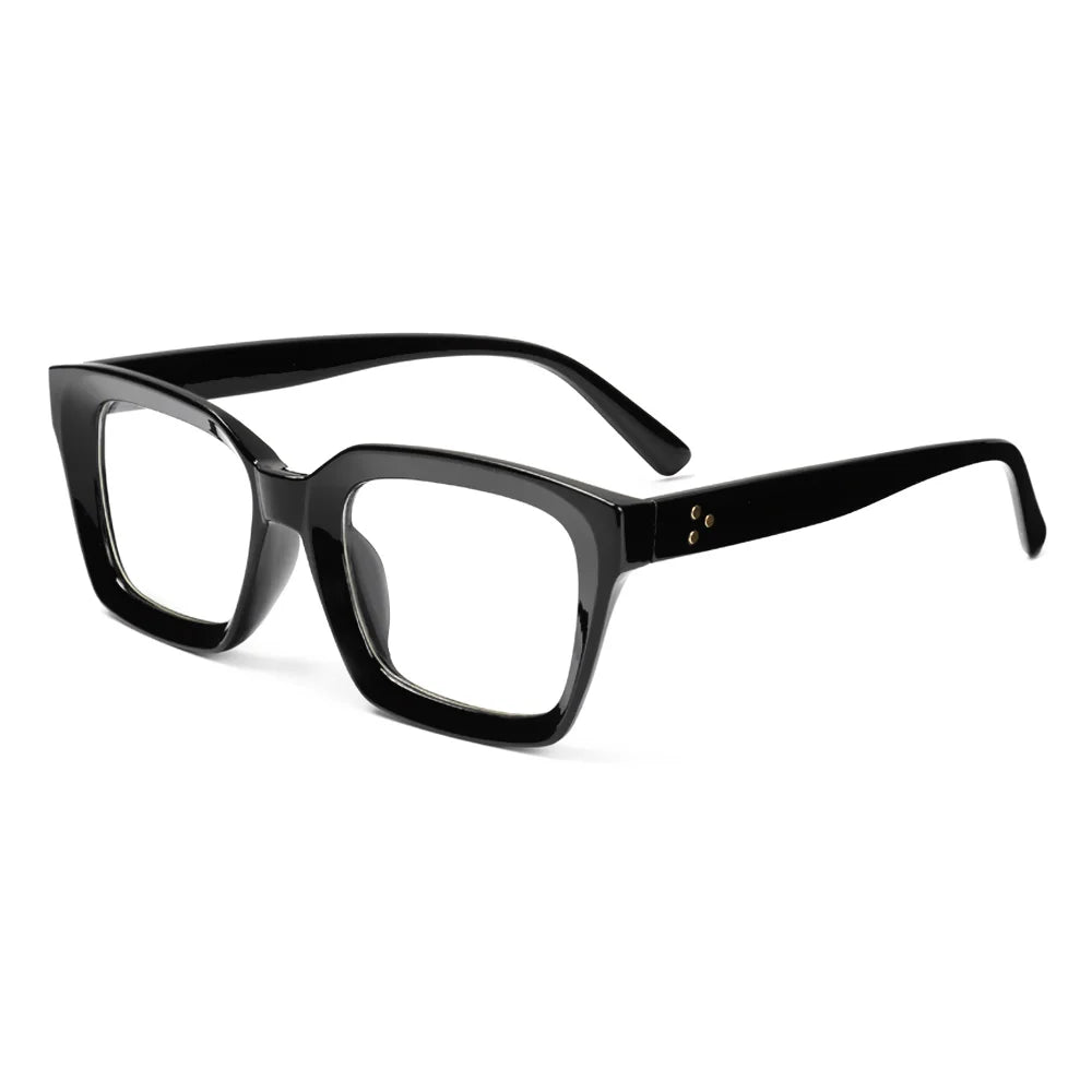 1 Pair Multi-color Oversized Square Reading Glasses Men Women Large Frame Fashion Presbyopia Eyeglasses Diopter 0~+3.0