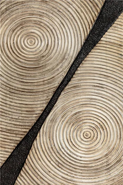 Abstract Retro Black Gold Wood Art Posters, Wood grain rings, Tree Ring Radial Lines Nordic Canvas Picture Home Decor Paintings