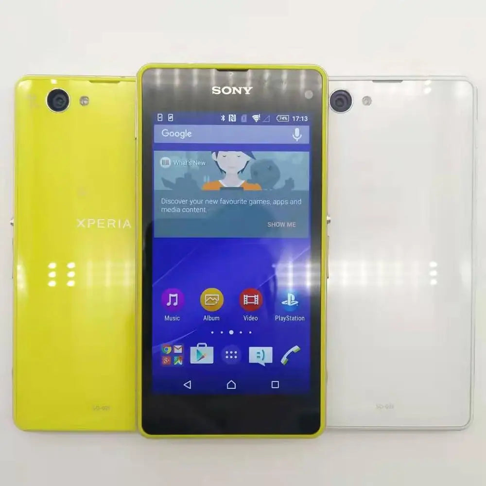 هاتف Sony Xperia Z1 Compact مجدد - أصلي D5503 مفتوح 3G/4G Android رباعي النواة 2GB RAM 4.3 20.7MP WIFI GPS 16GB