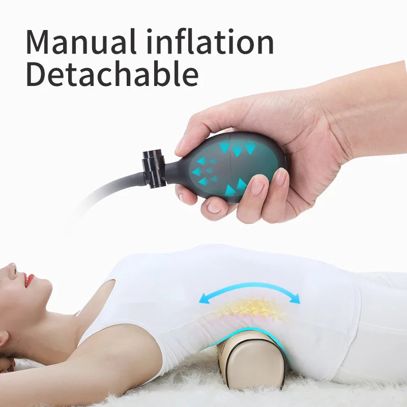 Jinkairui Neck Massage Pillow Electrical Cervical Traction Massager Wormwood Hot Compress Relief Back Shoulder  Body Health