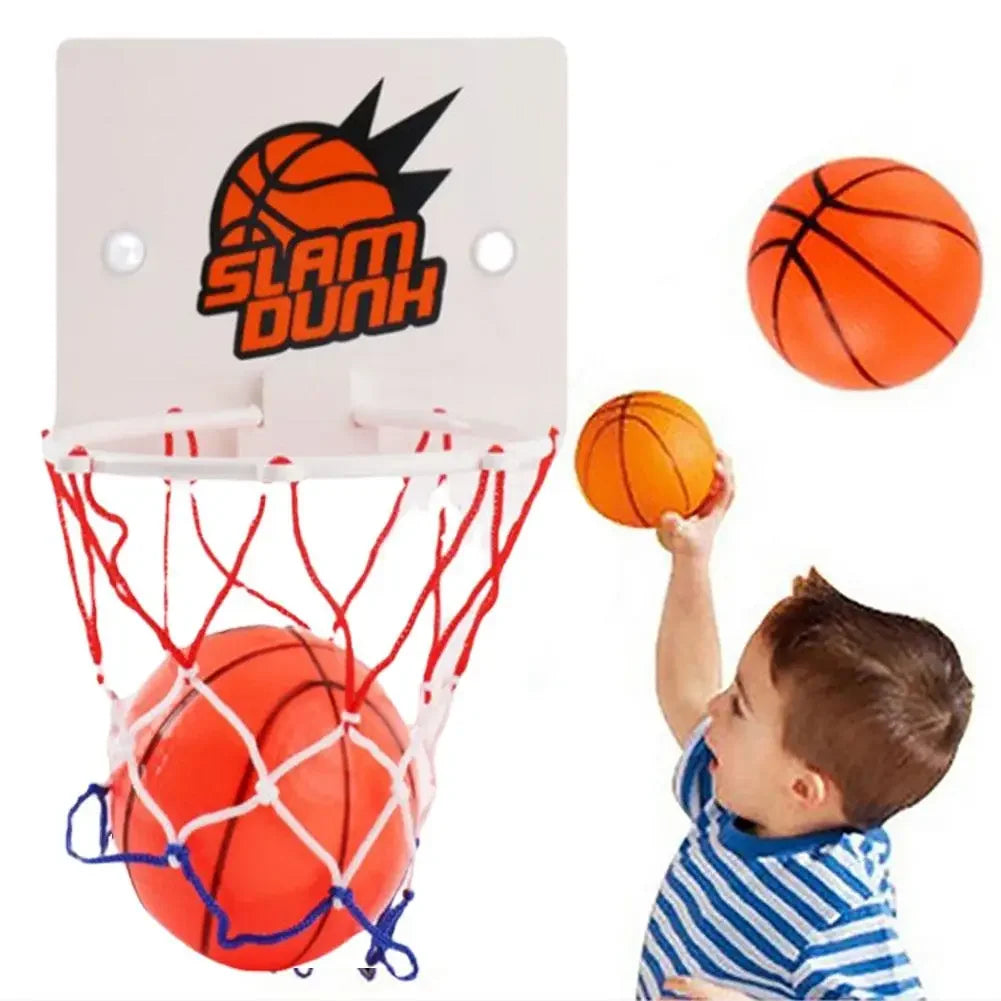 Indoor Basketball Hoop Sports Fan Backboards For Kids Boys Girls Door Room Suction Cup Basketball Hoop Mini Hoop With 2 Ball Toy