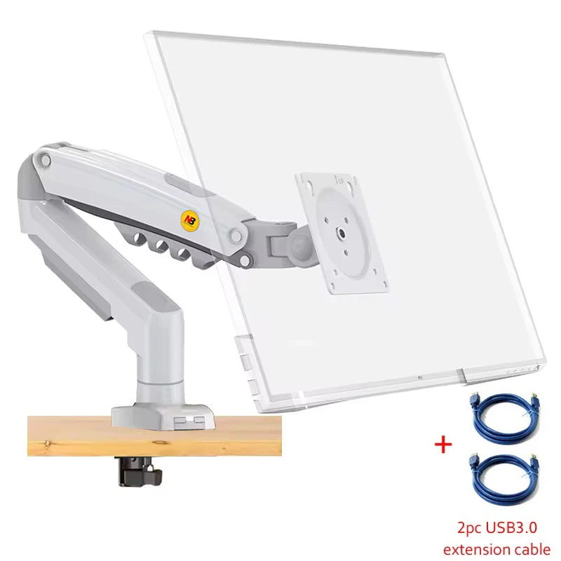 NEW NB F80 Desktop17-27" LCD LED Monitor Holder Arm Gas Spring Full Motion Gas Strut Flexi TV Mount Loading 2-9kgs