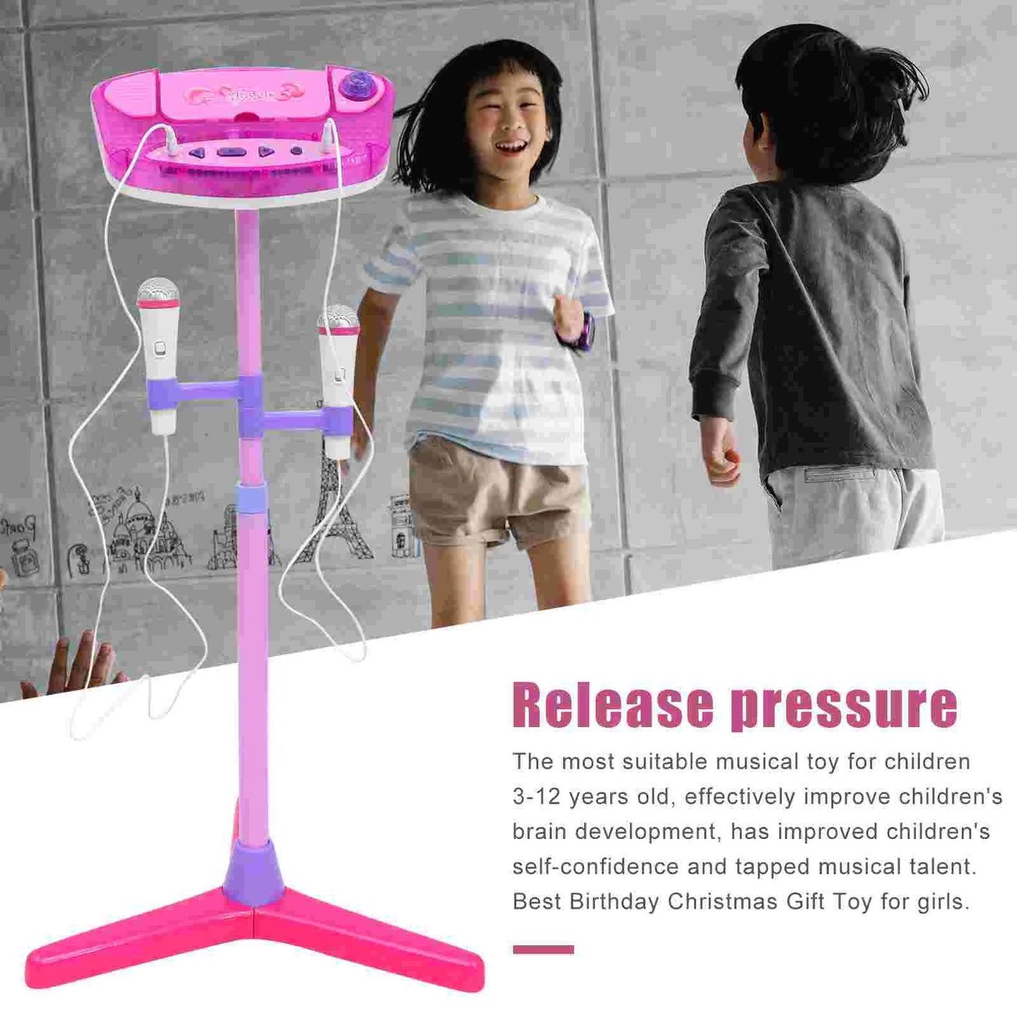 Children Microphone Toy Kids Early Educational Music Singing Simulation Plaything Girls Karaoke Machine Children’s Toys