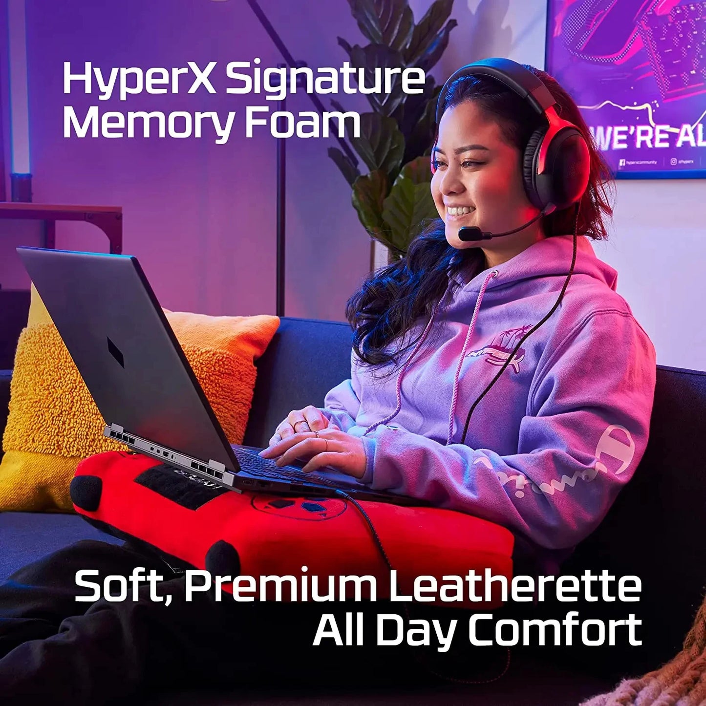 سماعة رأس Hyperx Cloud 3 Ⅲ للألعاب سلكية ولاسلكية/2.4 جرام للألعاب الرياضية الإلكترونية Fps بمنفذ USB للكمبيوتر الشخصي PS4/Ps5 مع ميكروفون لتقليل الضوضاء