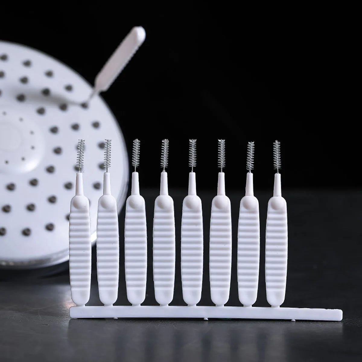 20-40pcs Shower Cleaning Brush Shower Head Anti Clogging Nylon Brush Computer Keyboard Cleaner Phone Hole Dust Cleaning Tool