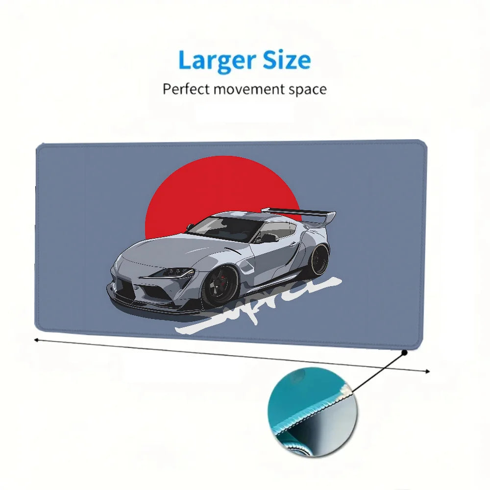 Japanese A-Automobile Mousepad Gamer Desk Mat Gaming Mats Xxl Mouse Pad Anime Pc Setup Accessories Keyboard Extended Offices