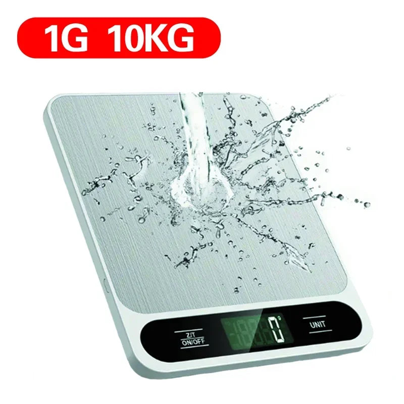 1pc Food Scale 22lb/10kg 5kg Digital Kitchen Scale Grams And Oz For Baking Cooking And Weight Loss 1g/0.04oz Precise Graduation