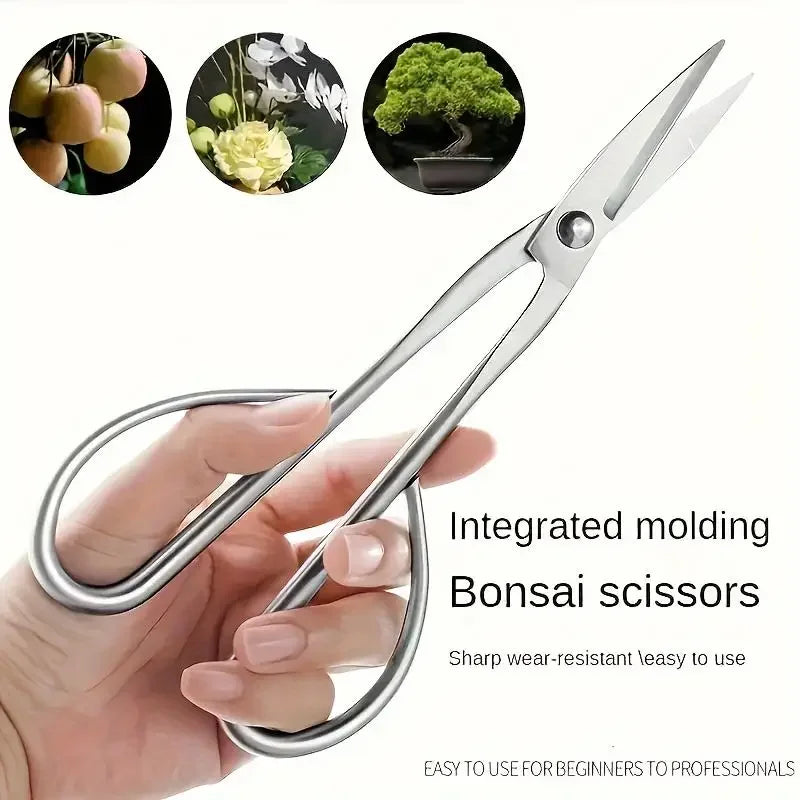 Long Handle Scissors Bonsai Tool Branch Pruning Shears for Arranging Flowers and Trimming Plants Garden Tools