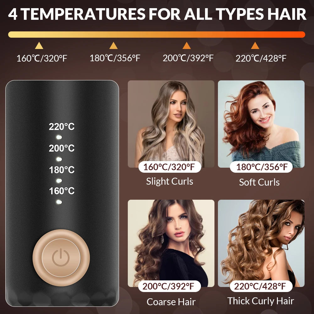 Hair Curlers Auto Rotating Ceramic Hair Curler Automatic Curling Iron Hair Iron Curling Wand Air Spin Curl Curler Hair Waver