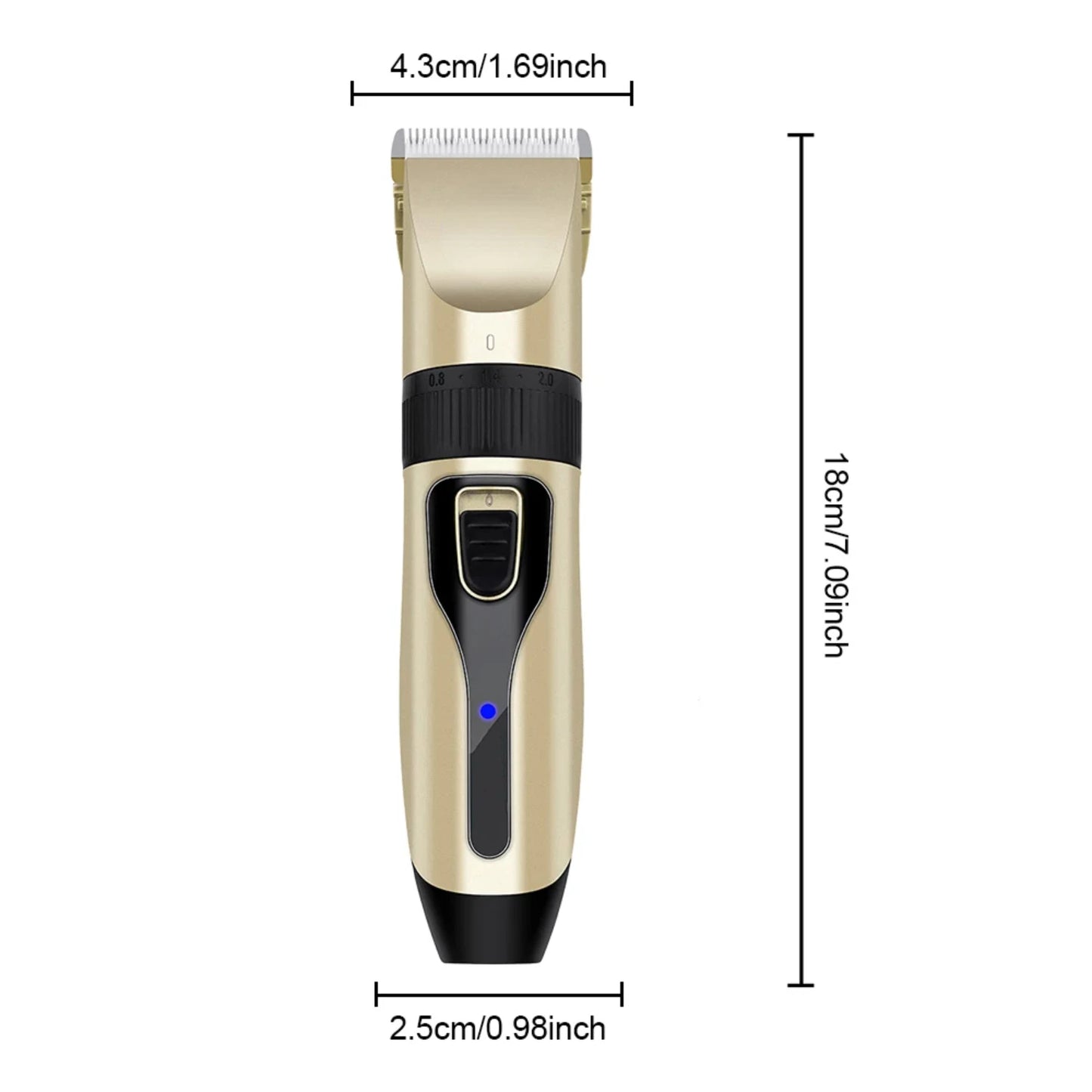 Dog Professional Hair Clipper Electrical Grooming Trimmer  Pets USB Rechargeable Shaver Low Decibel Animals Haircut Machine Pet