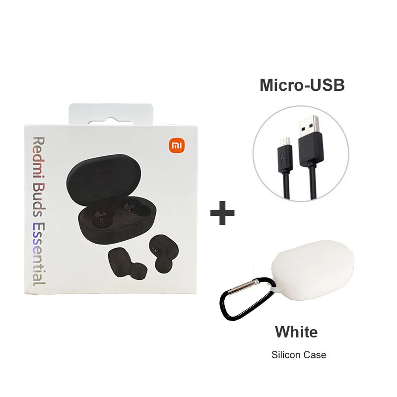 Xiaomi Redmi Buds Essential Global Version  Bluetooth Earphones with Mic Classic Ture Wireless Headphones Touch Control Earbuds