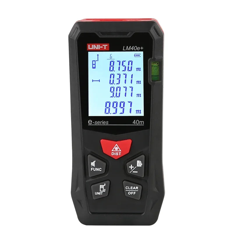 UNI-T LM40e+ LM60e+ Laser Rangefinder Digital Laser Distance Meter Measure Tape laser Electronic Ruler Range Finder Pool Tds Ph