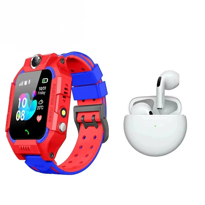 Kids Smart Watch SOS Phone Watch With 4G Sim Card Ip67 Waterproof Remote Photo For Children For Android IOS Children Gift 2025