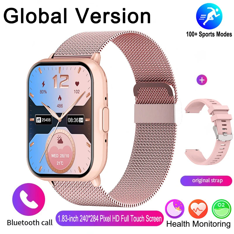 Global Edition For Xiaomi Watch 5 Lite Men Women HD Display Heart Rate HD Bluetooth Call 100+ Sports Mode Waterproof Smart Watch