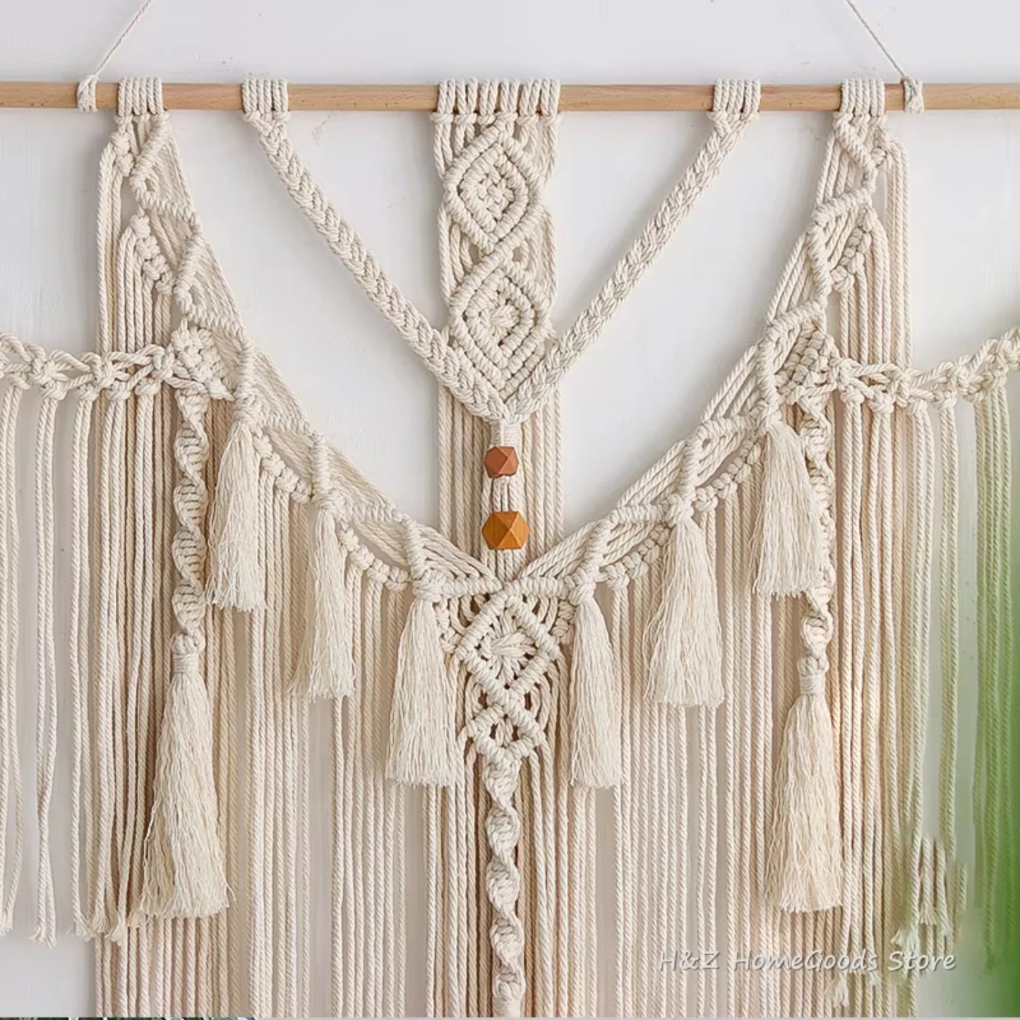 Big Macrame Wall Hanging Tapestry With Tassels Hand Woven Nordic Style  Living Room Bedroom House Art Decor  Decoration Brujeria