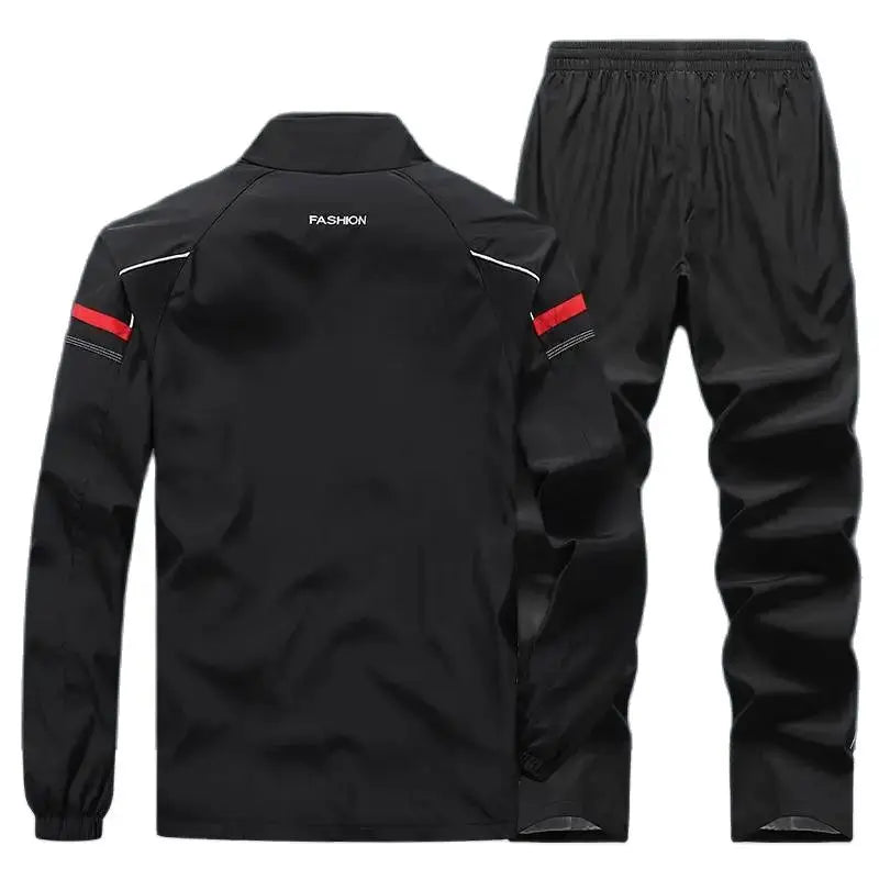 Men's Sportswear Suit Male Sports Sets Spring Autumn Jogging Clothing 2 Pieces Set Jacket + Pants Men Tracksuit