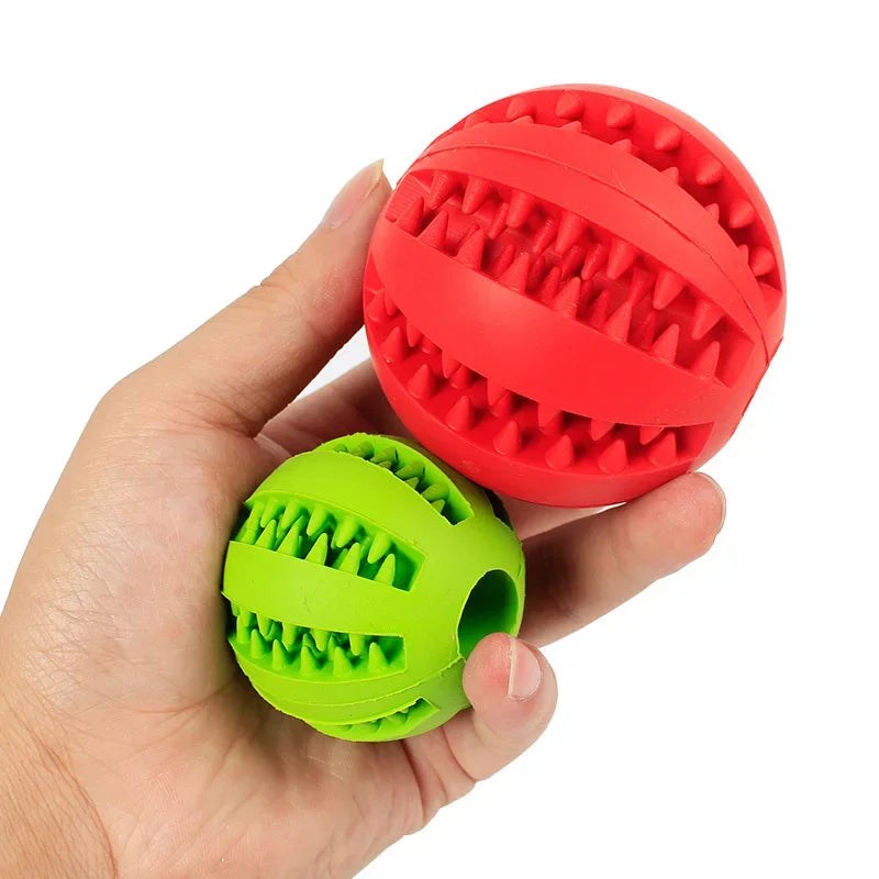 Soft Pet Dog Toys Toy Funny Interactive Elasticity Ball Dog Chew Toy  Dog Tooth Clean Ball Food Extra-tough Rubber Ball Dog Dog