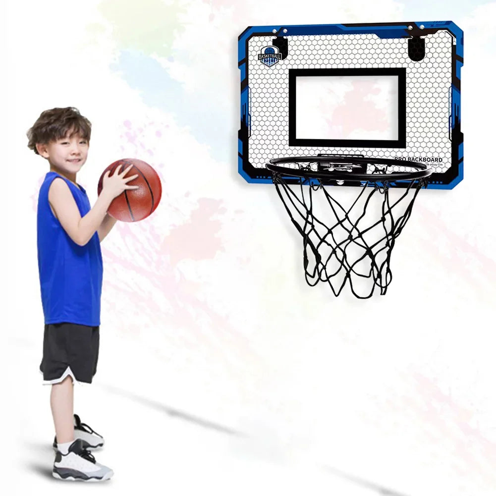 Mini Basketball Hoop Outdoor Indoor Ball Sport Backboard With Electronic Scoreboard Kids Funny Game Fitness Excersise Accessory