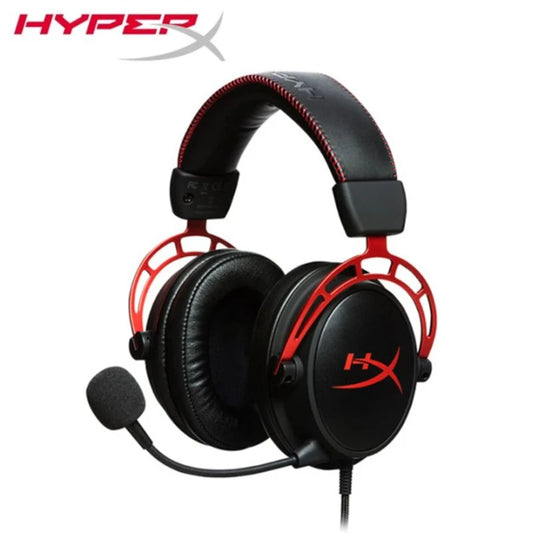 Used Original  HyperX Cloud Alpha Limited Edition E-sports Gaming Headset With a microphone Headphones For PC PS4 Xbox Mobile