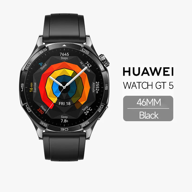 HUAWEI WATCH GT 5 Smartwatch, Up to 14 Days Battery Life, Saudi Version with Local Warranty, Delivery from Riyadh