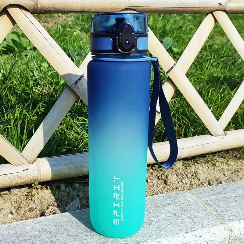 1 Liter Sports Water Bottle Large Capacity Men Women Summer Portable Plastic Bottle for Outdoor Travel Fitness Drinkware Mug cup