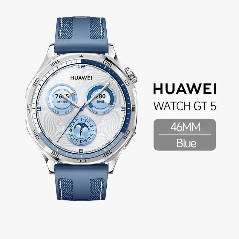 HUAWEI WATCH GT 5 Smartwatch, Up to 14 Days Battery Life, Saudi Version with Local Warranty, Delivery from Riyadh