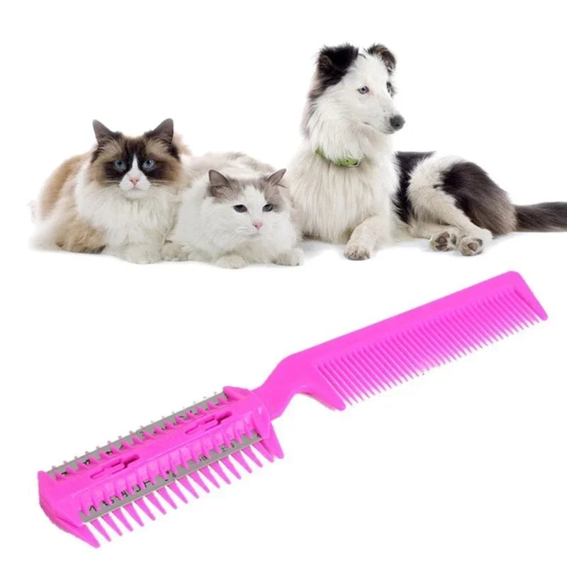 New Pet Hair Trimmer Comb Cutting Cut Dog Cat  Grooming Razor Thinning Dog clippers Grooming for dogs Pet grooming kit Apparel