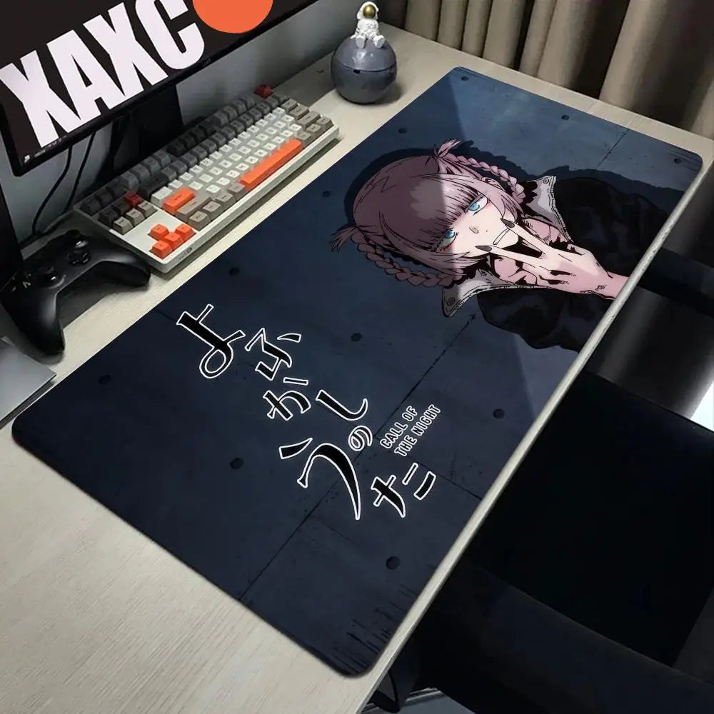 Hot Anime C_call of the N_night Mouse Pad Pc Setup Accessories Desk Protector Mat Keyboards Gamers Decoracion Mat Large Rug