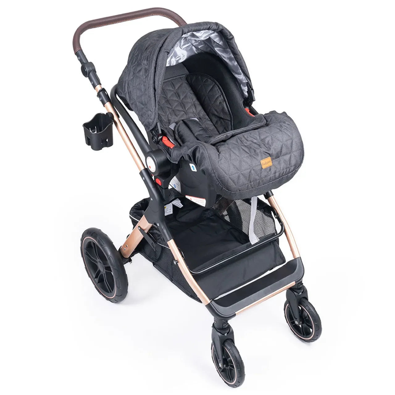 Pram Stroller with Reversible Seat - Toddler Strollers for 0-36 Months Old Babies