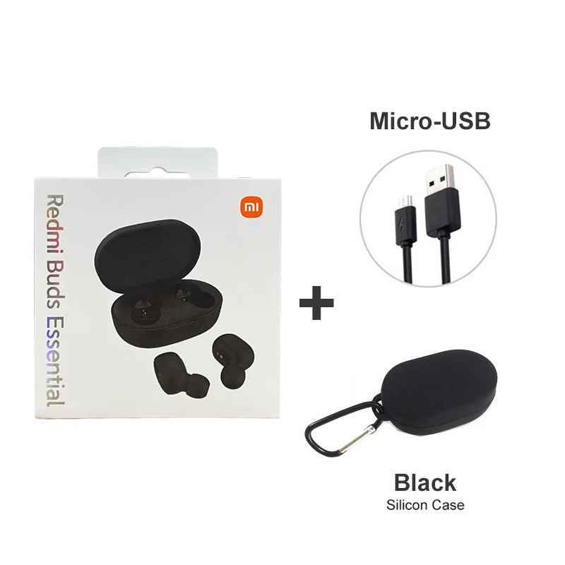 Xiaomi Redmi Buds Essential Global Version  Bluetooth Earphones with Mic Classic Ture Wireless Headphones Touch Control Earbuds