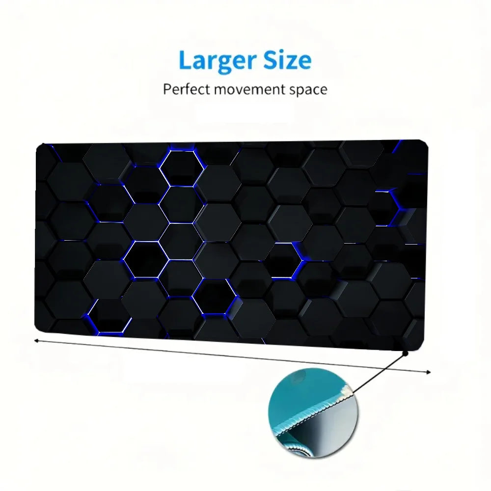 Gaming Mouse Pad Gamer Texture Pattern Offices Accessories Pc Setup Accessories Desk Mat Mousepad Anime Keyboard Extended Mats