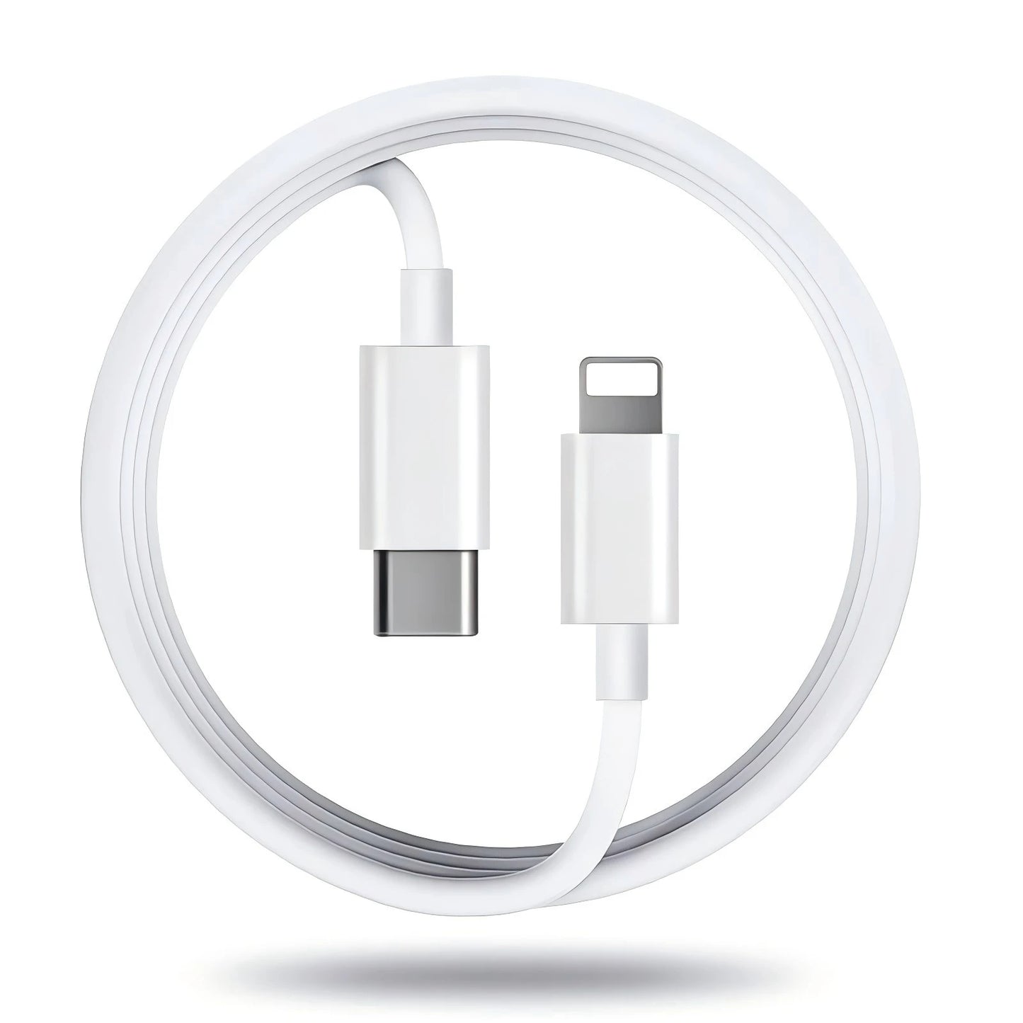 كابل USB C إلى Lightning بطول 1 متر و2 متر وPD 20 وات من النوع C إلى IOS وكابل مزامنة بيانات سريع لشاحن iPhone 14 13 12 11 8 Pro Max