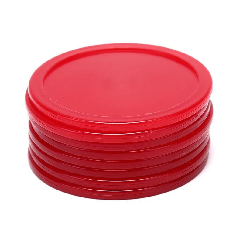 64mm Red Air Hockey Children Table Mallet Puck Goalies Air Hockey Pucks Ice pucks Table Game Party Tools Entertainment 8 Pcs Tcg