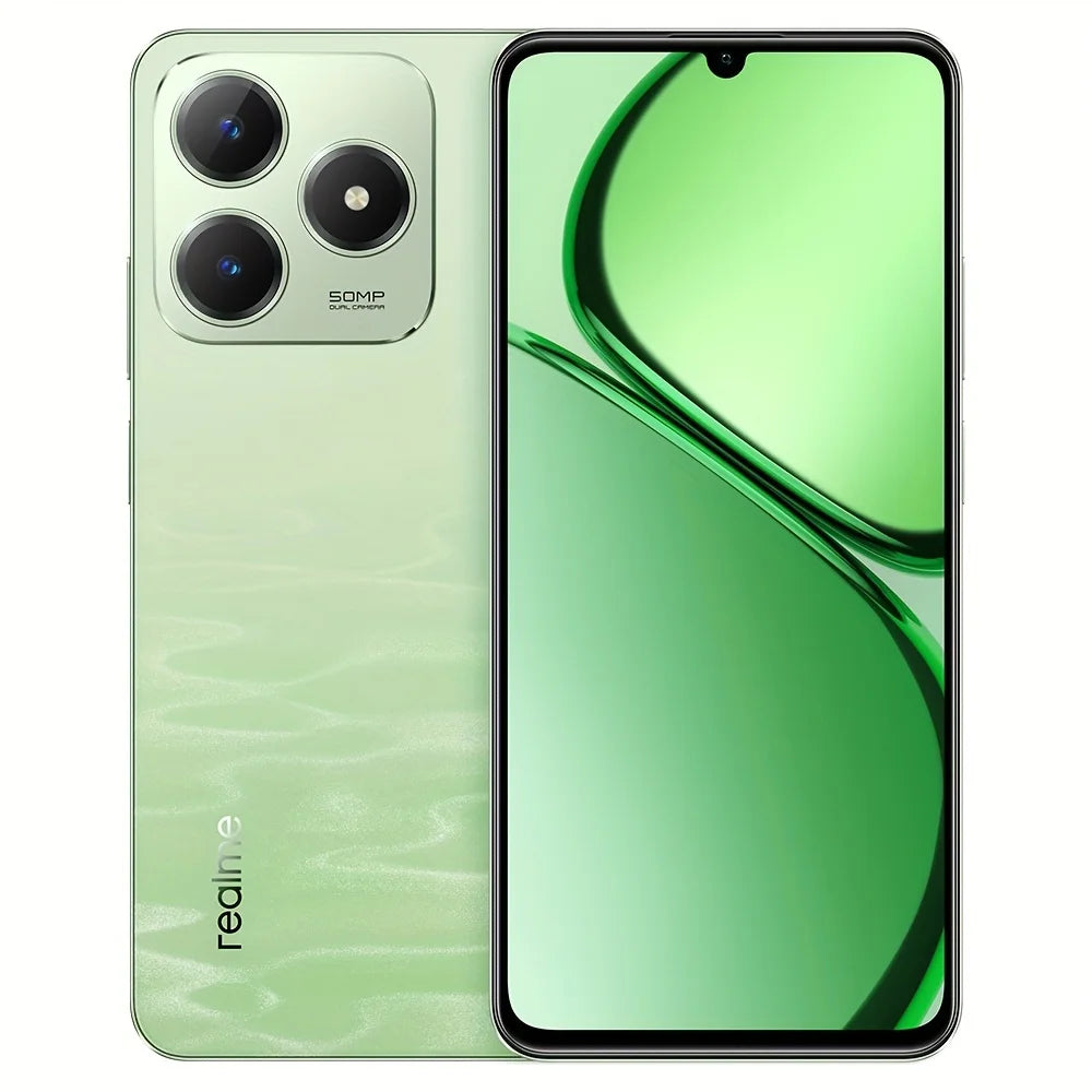 realme C63 8+256GB شاشة مريحة للعين 6,75 بوصة 90 هرتز كاميرا AI 50 ميجا بكسل بطارية 5000 مللي أمبير شحن سريع 45 وات