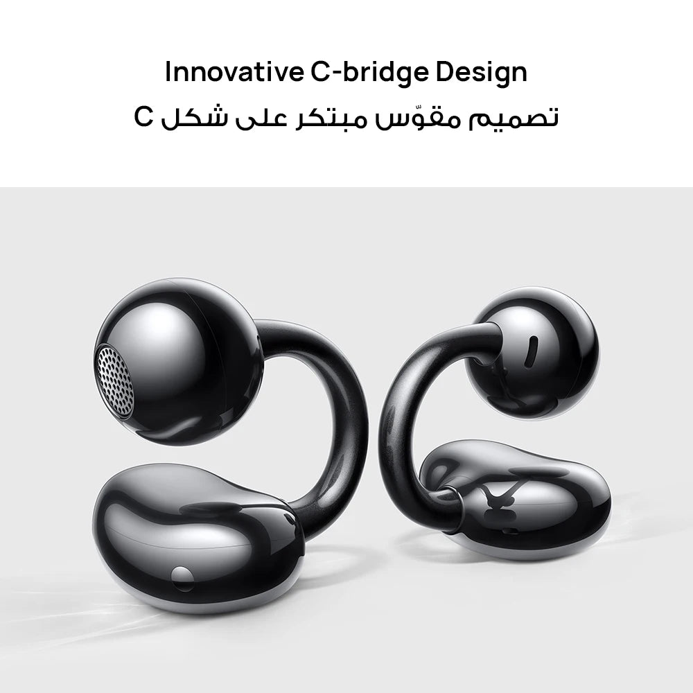 HUAWEI FreeClip Wireless Earphones, Bluetooth Earbuds,  iOS And Android, Saudi Version with Local Warranty, Delivery from Riyadh