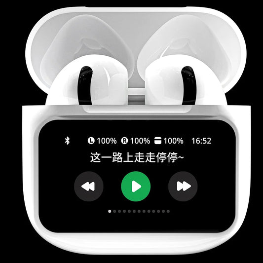 A11 Pro TWS Wireless Earbuds Touch Control LCD Screen Earphone with ENC Noise Cancelling Super Bass Premium Sound Long Battery