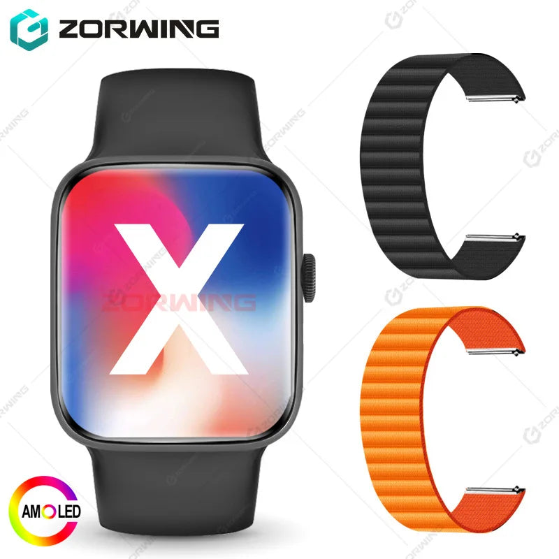 ساعة DT Watch X 10th الذكية AMOLED للرجال والنساء ساعات رياضية من السلسلة 10 وضع USB ألبوم الصور الموسيقى المحلية NFC البوصلة ساعة ذكية جديدة