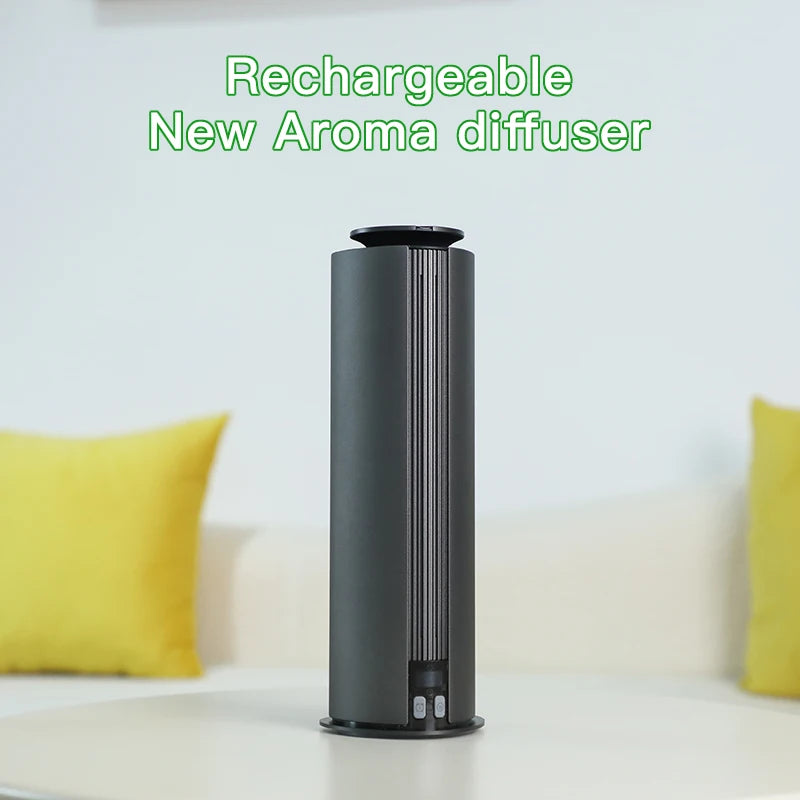 New Pole Type Battery Charging Home Fragrance Aroma Diffuser Machine Bluetooth WiFi APP 300m³ Perfume Air Purifier Aromatic Oil