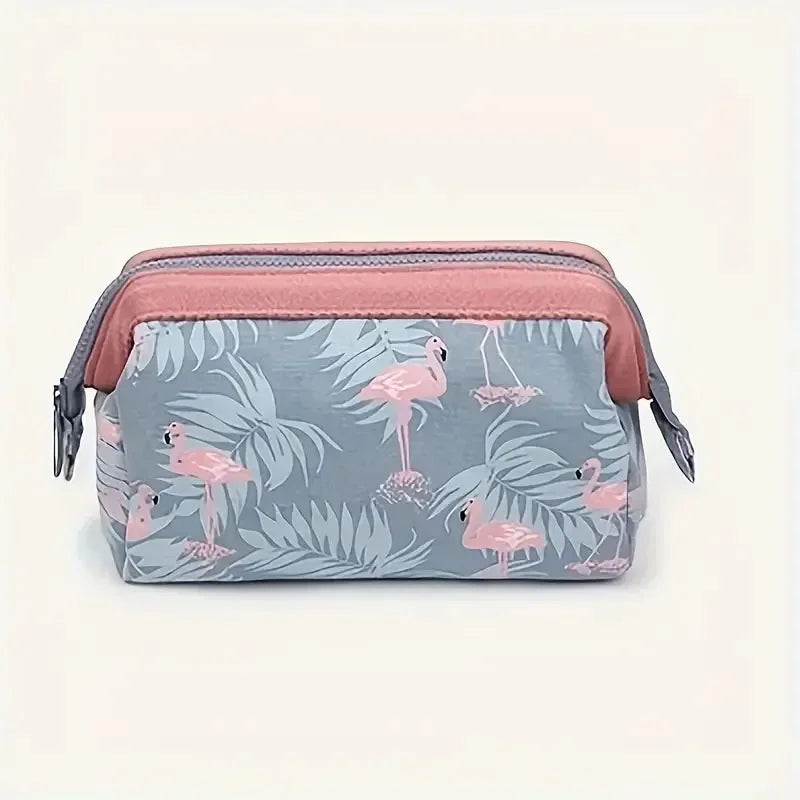 New Fashion Cosmetic Bag Women Waterproof Flamingo Makeup Bags Travel Organizer Toiletry Kits Portable Makeup Bags Beautician