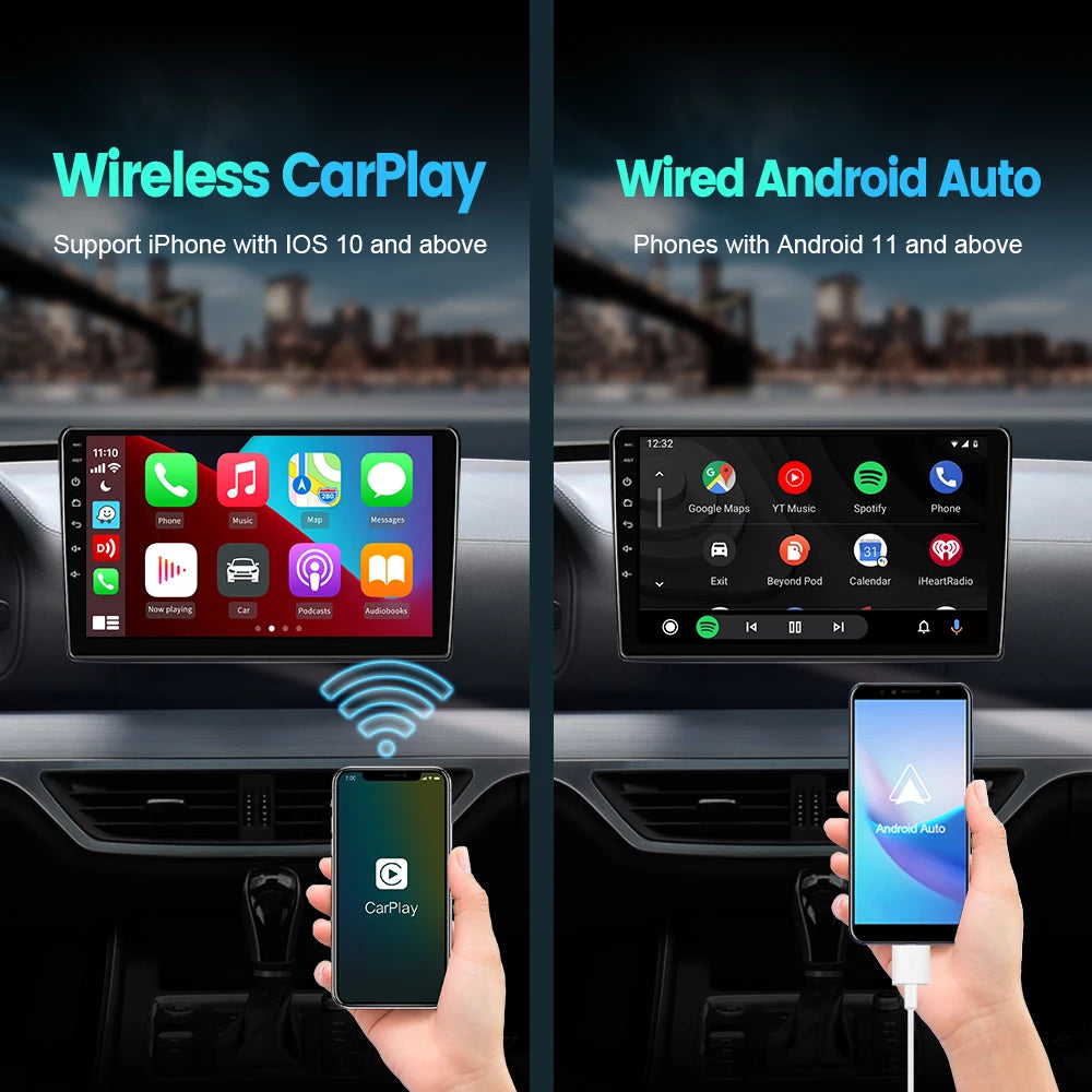 Hot Sale CarlinKit USB Wireless&Wired CarPlay Dongle Android Auto AI Box Mirrorlink Car Multimedia Player Bluetooth Auto Connect