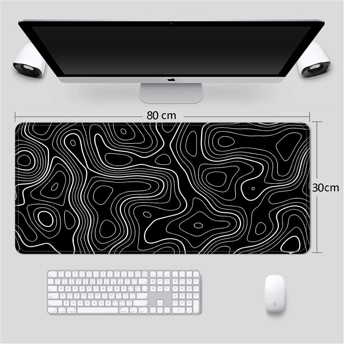 Large Mouse Pad 800x300mm Extended Mouse Pad Non-Slip Rubber Base Gaming Mouse pad Office Mouse Mat Smooth Cloth Surface Desk