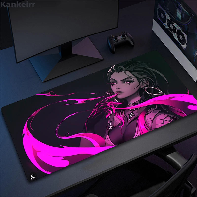 PC Gamer Cabinet Pads Laptop Gamer Table Mousepad Anime Mat Gaming Mouse Pads Valorant Mausepad Setup Gamers Accessories Small