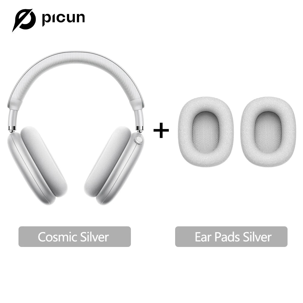 Picun F8 Pro ANC Wireless Headphones Head Tracking 3D Spatial Audio -52dB ANC HIFI Bluetooth Headset ENC HD Mic Low-Latency APP