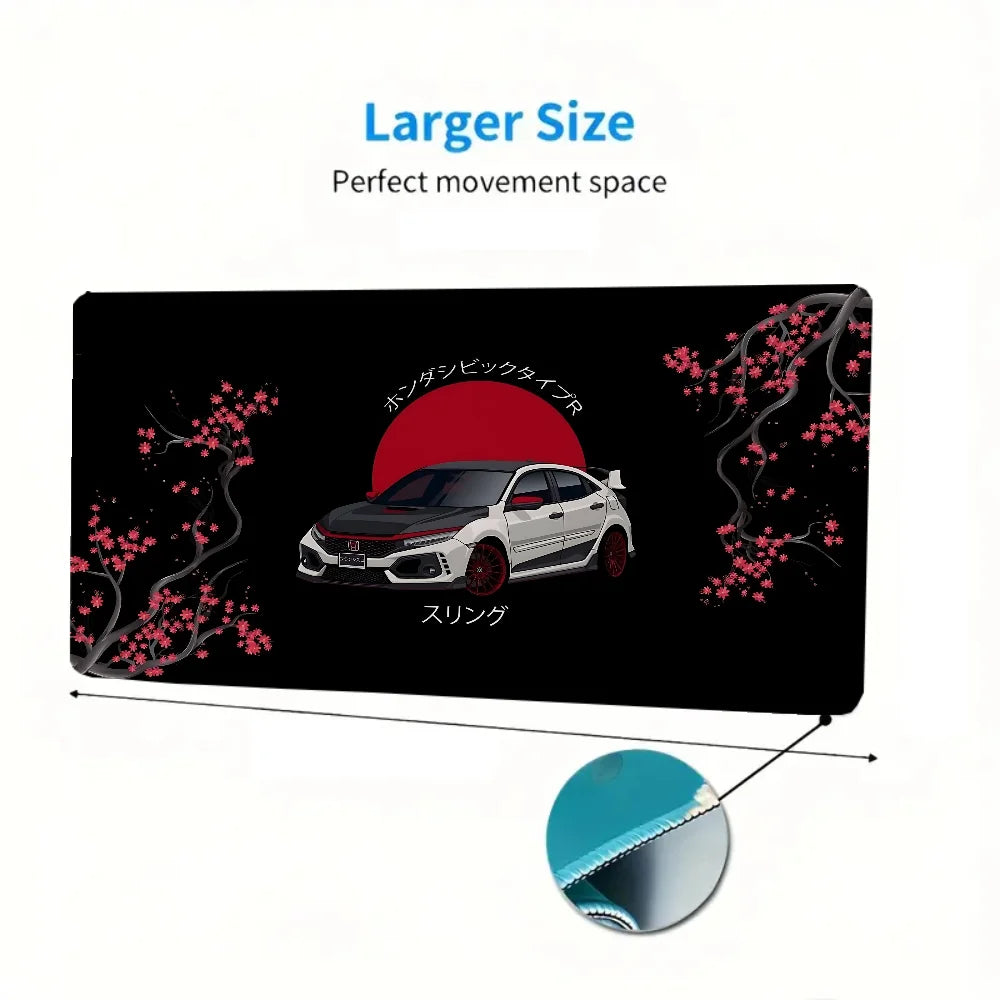 Japanese A-Automobile Mousepad Gamer Desk Mat Gaming Mats Xxl Mouse Pad Anime Pc Setup Accessories Keyboard Extended Offices