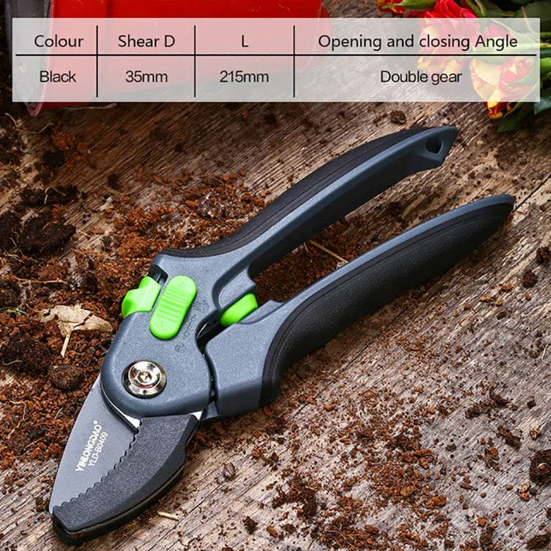 Garden Pruning Shears Stainless Steel Pruning Tools Garden Tools Scissors Cutter Fruit Picking Weed Home Potted Branches Pruner