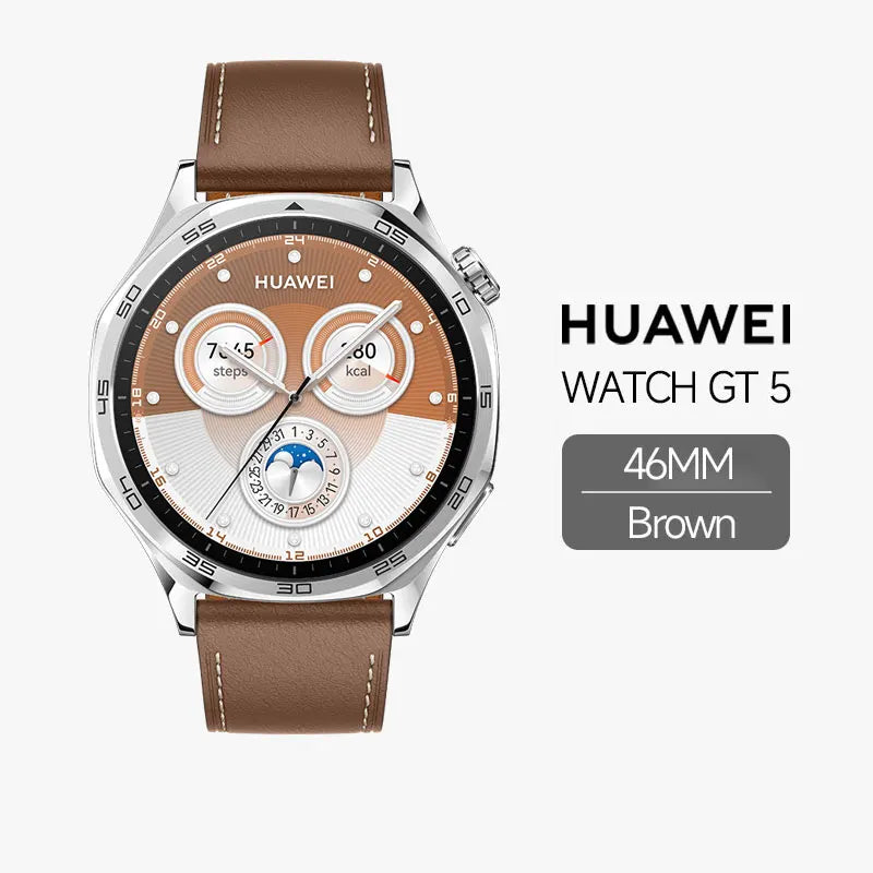 HUAWEI WATCH GT 5 Smartwatch, Up to 14 Days Battery Life, Saudi Version with Local Warranty, Delivery from Riyadh