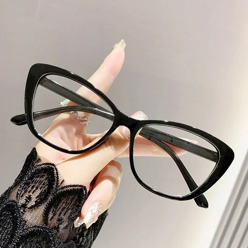 Fashion Ladies Reading Glasses Women Men Trendy Luxury Design Presbyopia Eyeglasses Cat Eye Anti-blue Light Eyewear for Female