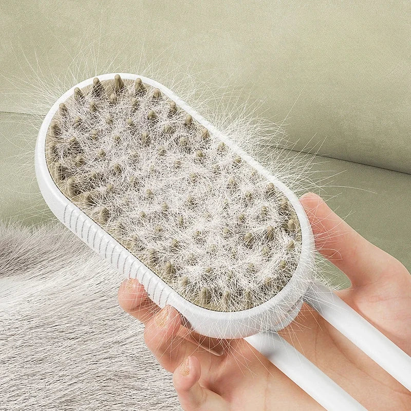 Portable Cat Steamy Brush Dog Massage Comb  Spray Cat Hair Brushes Retractable Handle Pet Hair Removal Grooming Brush Dog combs